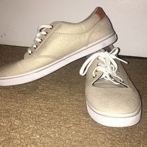 Vans size 9.5 gold shoes